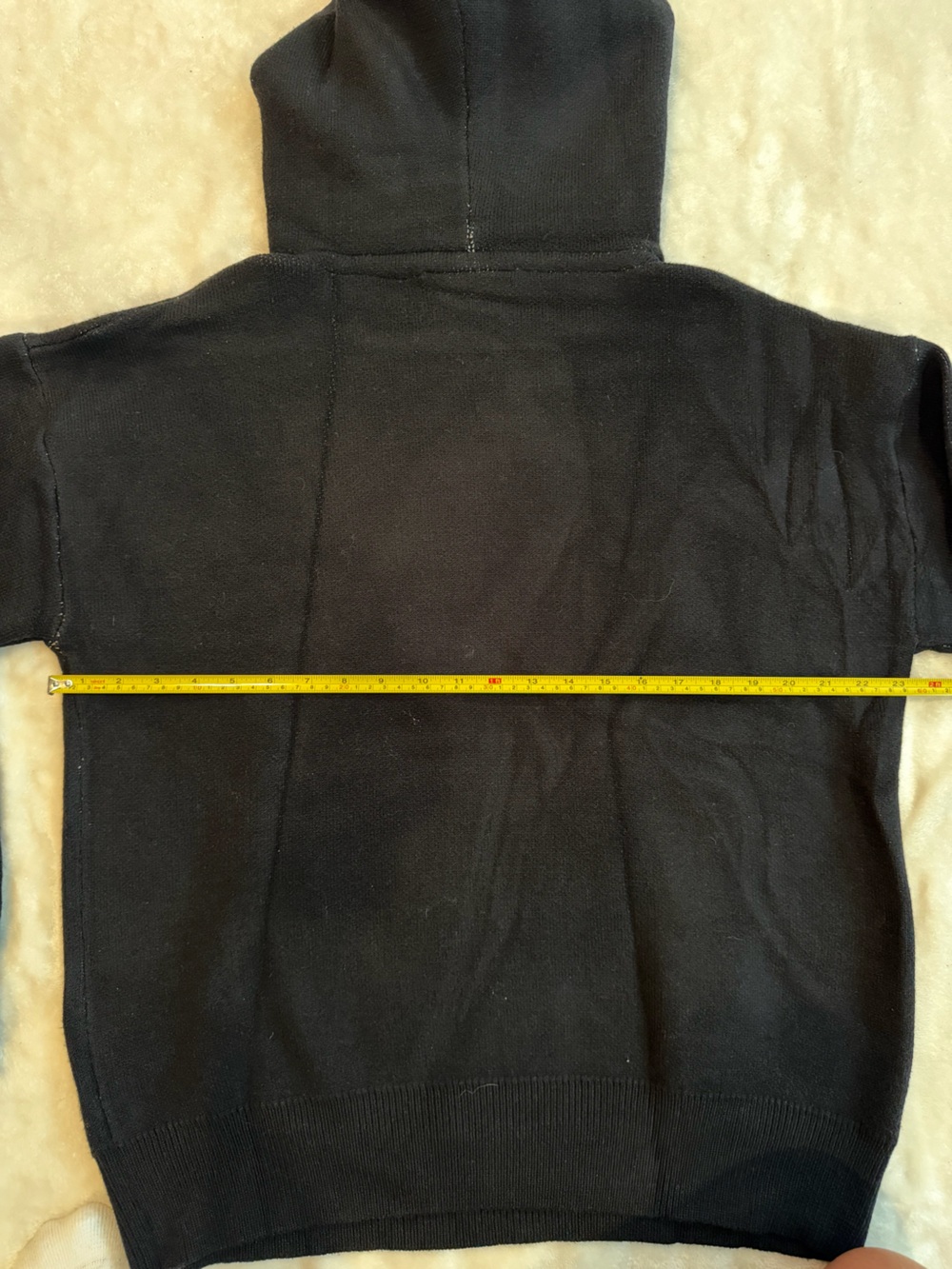 Fear of God ESSENTIALS Black Hoodie Sweatshirt - ESSENTIALS Branding - Picture 6 of 7